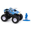 Monster Jam, Official Jurassic Attack Monster Truck, Die-Cast Vehicle, Crazy Creatures Series, 1:64 Scale