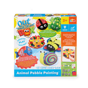 Out of the Box - Coffret Animal Pebble Painting - Notre exclusivité