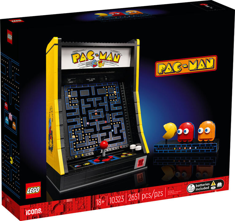 L'arcade PAC-MAN LEGO Icons 10323 Ensemble de construction (2 651 pièces)