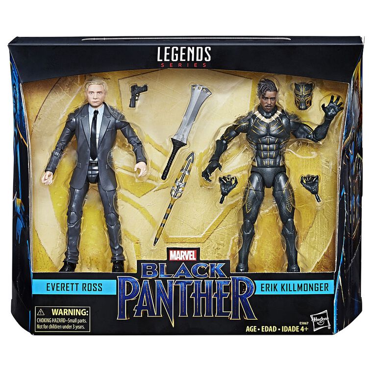 Marvel Legends Series - Duo Everett Ross & Erik Killmonger de 15 cm. - Notre Exclusivité