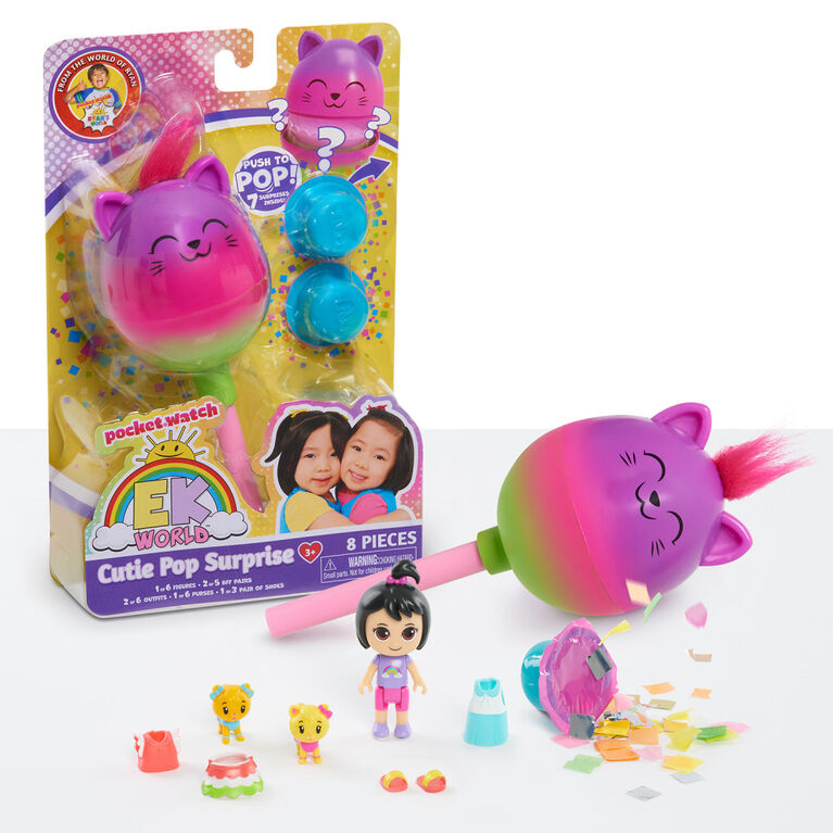 EK World Cutie Pop Surprise, Includes 7 Surprises - R Exclusive