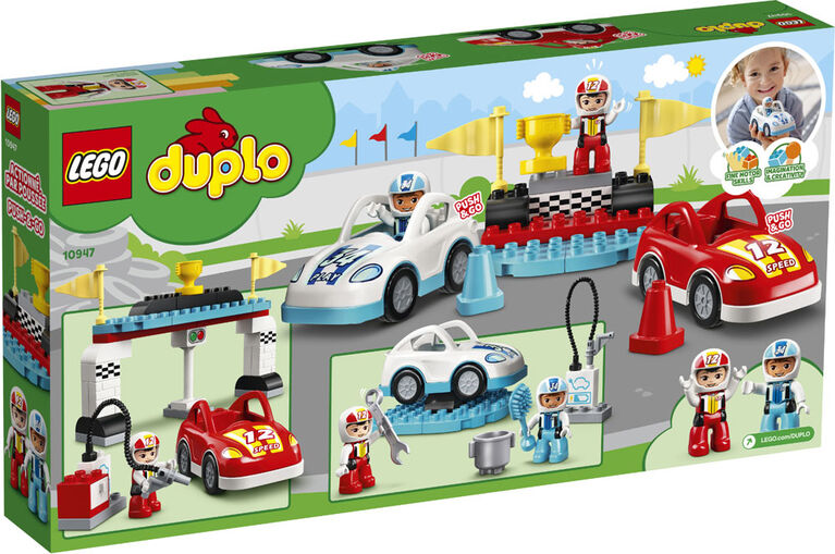 LEGO DUPLO Town Les voitures de course 10947 (44 pièces)