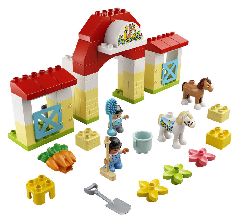 LEGO DUPLO Town Horse Stable and Pony Care 10951 65 pieces