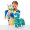 Snuggle Buddies 14" Fleecy Llama Rainbow