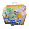 PAW Patrol, Movie Collectible Rocky Action Figure with Clip-on Backpack and 2 Projectiles