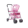 Poussette jouet Caboose de Joovy - rose.