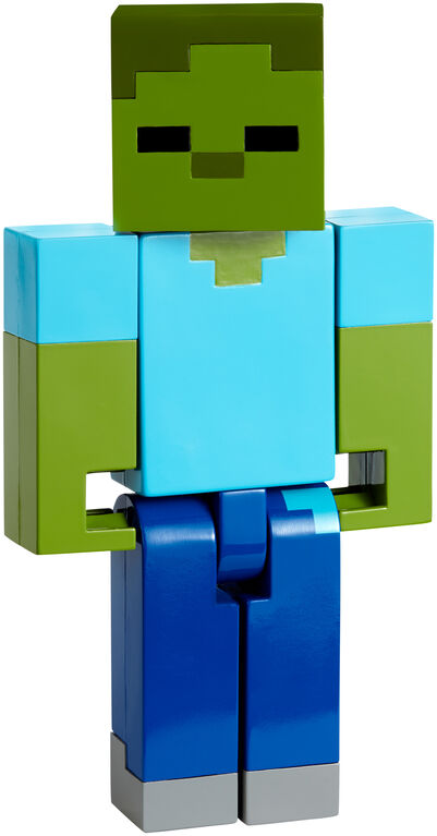 Minecraft - Figurine articulée à grande échelle de 21,6 cm (8,5 po) - Zombie.