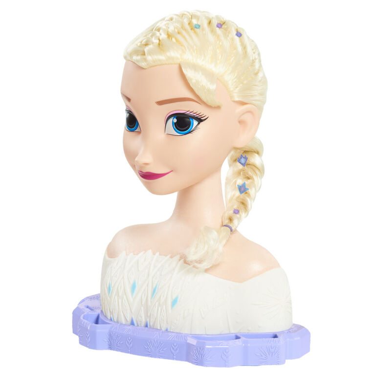 Tête De Coiffure De Luxe d'Elsa La Reine Des Neiges - Disney La Reine Des Neiges 2, 17 éléments