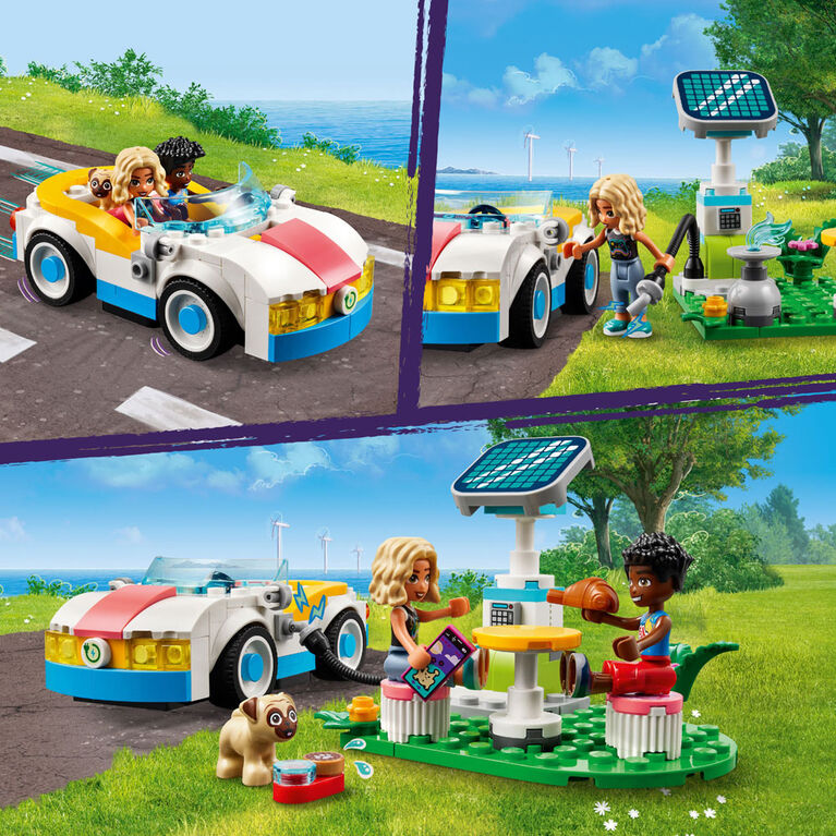 Jouet LEGO Friends La voiture électrique et son chargeur 42609