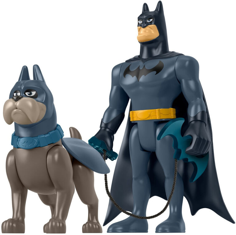 Fisher-Price DC League of Super-Pets Batman and Ace Figure Set 