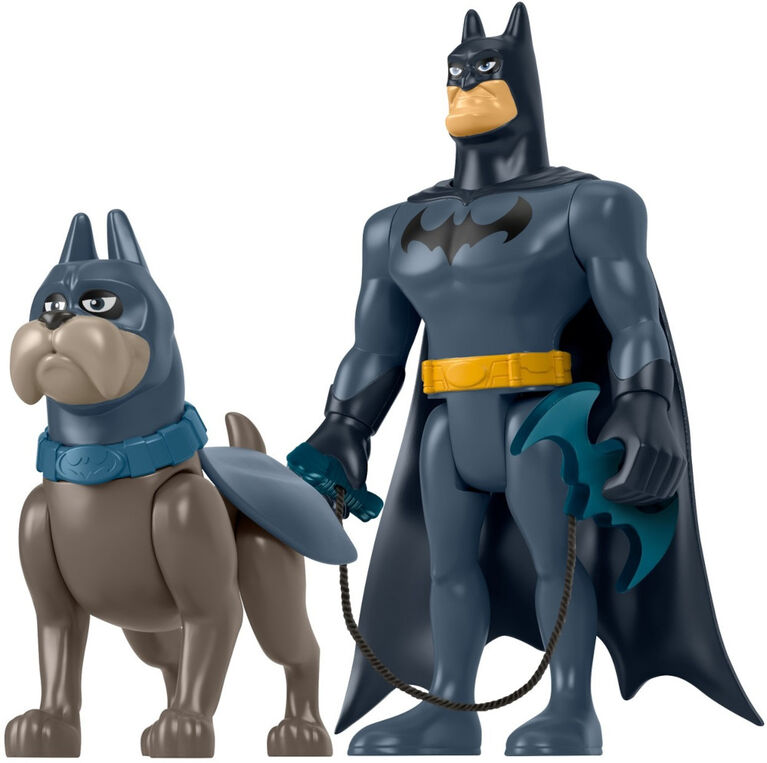 Coffret de figurines articulées DC Krypto Super-Chien – Batman et Ace