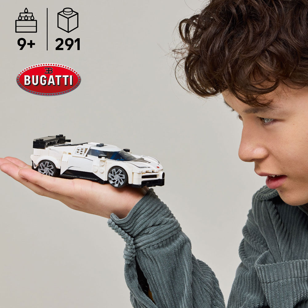 LEGO Speed Champions Bugatti Centodieci Hyper Sports Car Toy for Kids, Boys & Girls, Ages 9+ - 77240