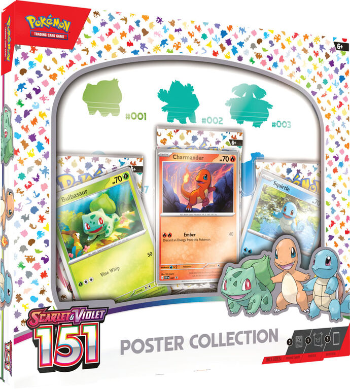 Pokémon Écarlate et Violet 151 - Coffret Collection d'affiches