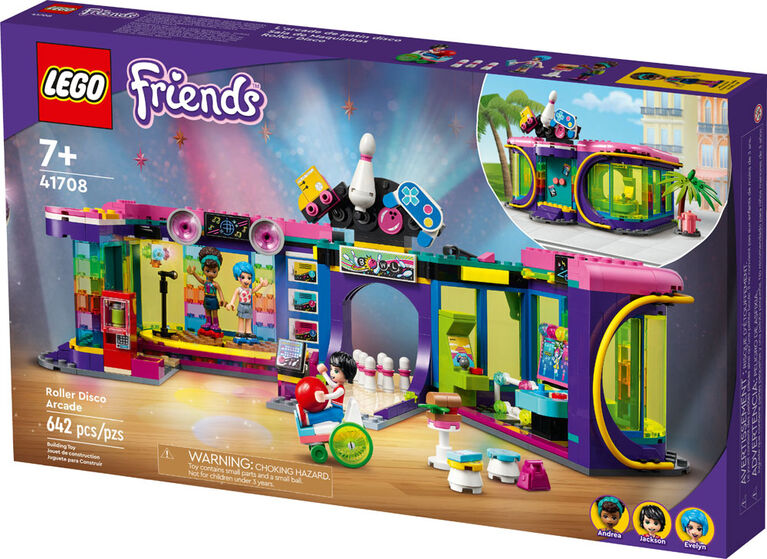 LEGO Friends Roller Disco Arcade 41708 Building Kit (642 Pieces)