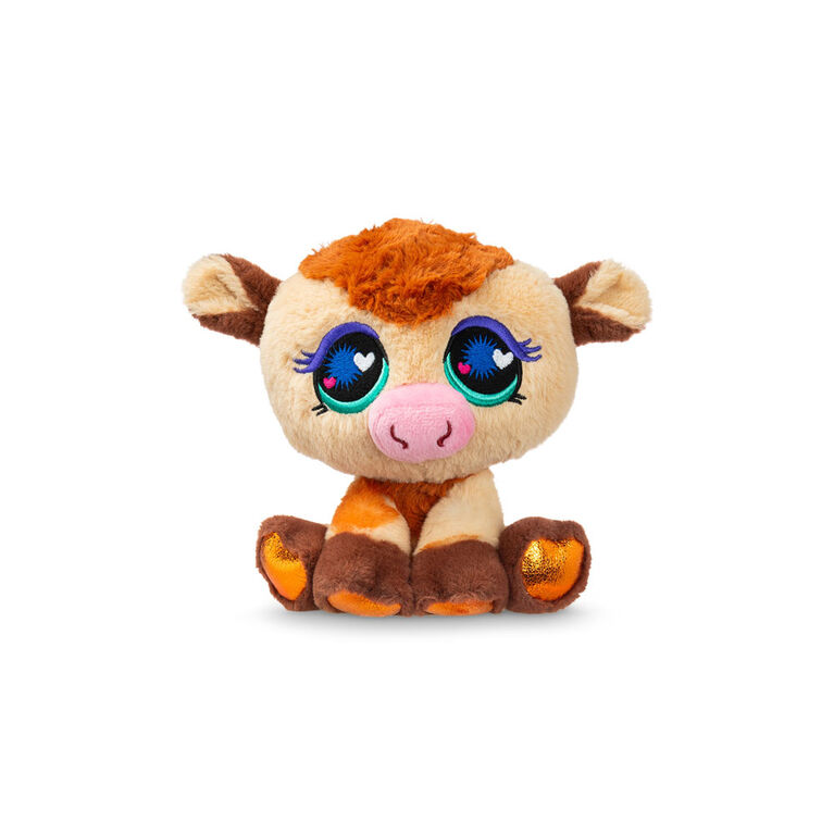Littlest Pet Shop - Peluche câline 15 cm - Vache