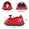 Voltz Toys Bumper Car Rectangular 360 Rotation avec télécommande, Rouge