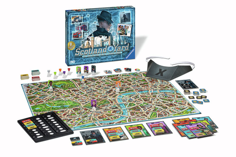 Ravensburger board game - Scotland Yard - Family game, board game for children and adults, Game of the Year, for 2-6 players - English Edition