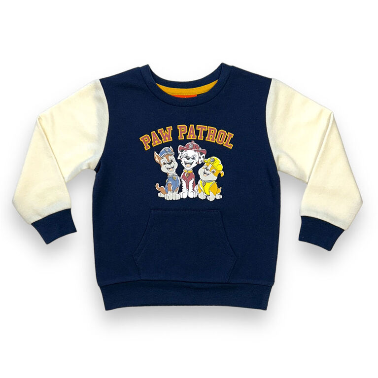 Paw Patrol Crewneck Popover - Navy - 2T