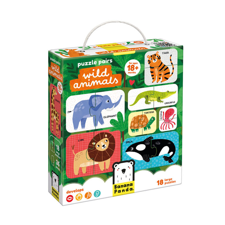 Paires de casse-tête - Animaux sauvages
