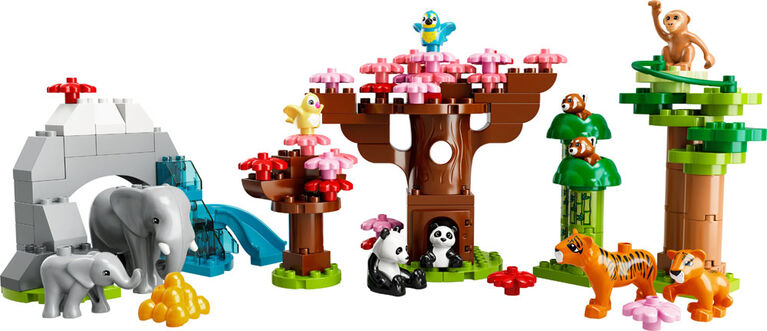 LEGO DUPLO Les animaux sauvages d'Asie 10974 Ensemble de construction (117 pièces)