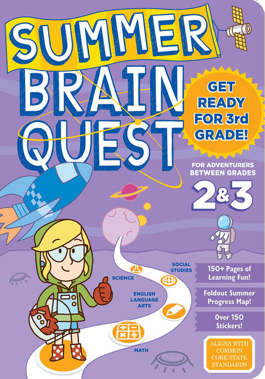 Summer Brain Quest: Between Grades 2 And 3 - Édition anglaise