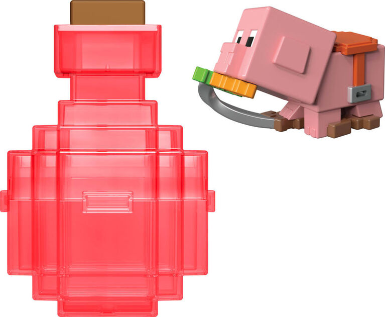 Minecraft Mini Mode Potion Brewing Action Figures with Color Reveal (Characters May Vary)