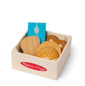 Melissa and Doug - Groupes d'aliments en bois PlaySet - Grains