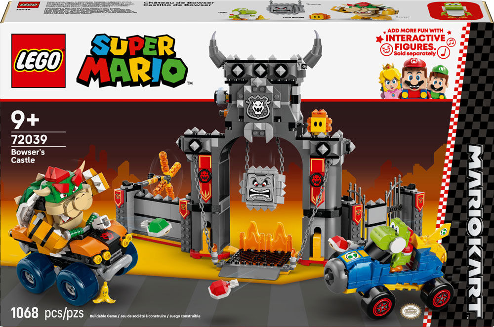 LEGO Super Mario: Mario Kart - Bowser's Castle Building Toy for Kids, Boys & Girls, Ages 9+ - 72039