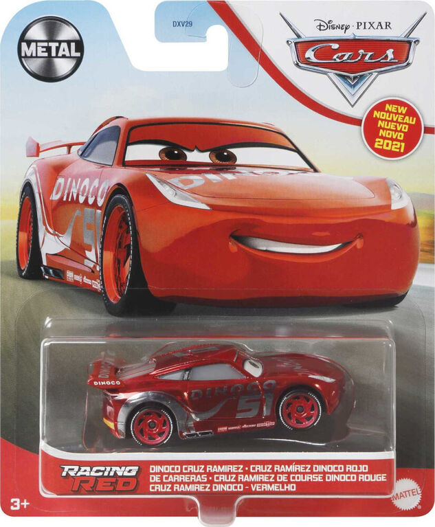 Disney Pixar Cars Racing Red Dinoco Cruz Ramirez