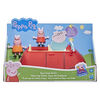 Peppa Pig Peppa's Adventures Voiture rouge familiale, jouet préscolaire avec phrases et effets sonores  - Édition anglaise