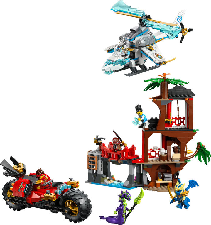 LEGO NINJAGO Ninja Vehicle Tree House Battle Building Toy for Boys, Girls, & Kids, Ages 7+ - 71857