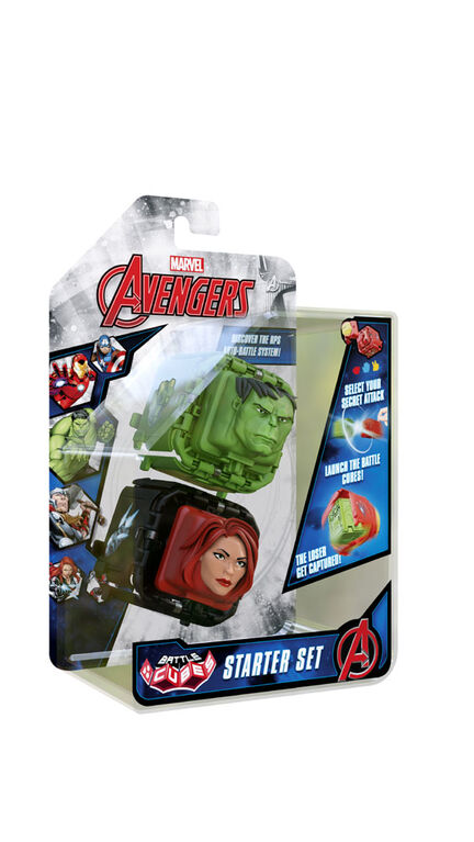 Marvel Avengers Battle Cube-Hulk Vs Black Widow 2 Pack - Rock, Paper, Scissors  Battle Set