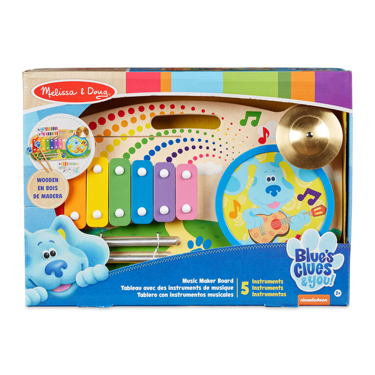 Blues Clues and You Wooden Music Maker Board
