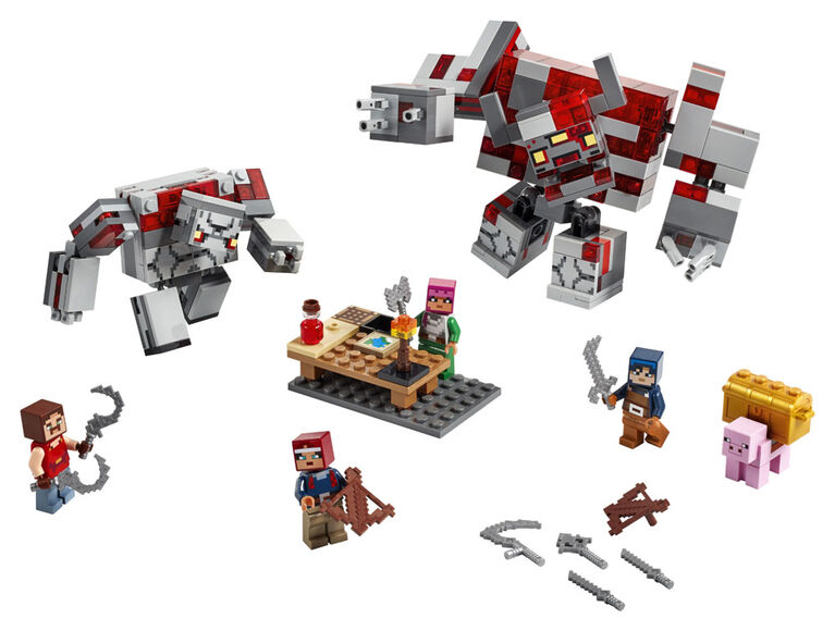 LEGO Minecraft La bataille de la Pierre rouge 21163 (504 pièces)