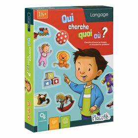 Qui Cherche Quoi O&ugrave;? - Placote - jeu &eacute;ducatif - &Eacute;dition fran&ccedil;aise