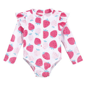Gerber - Baby & Toddler Summer Blossom Rash Guard - 2T