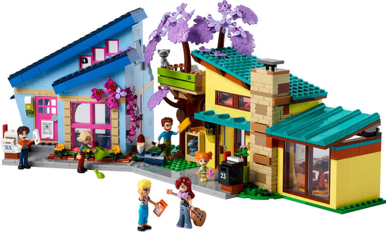 LEGO Friends Olly and Paisley's Family Houses Toy for Kids 42620