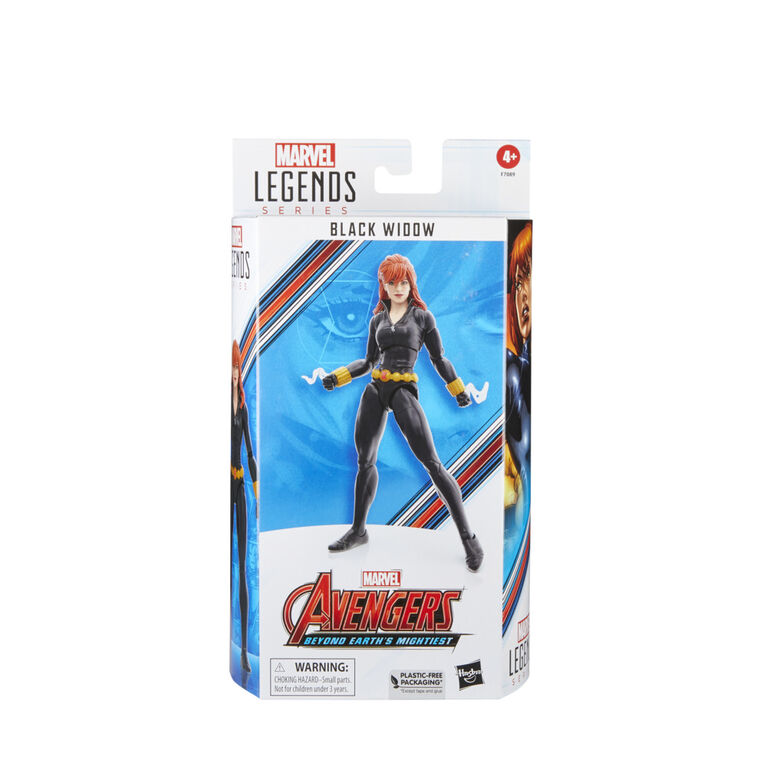 Hasbro Marvel Legends Series Black Widow Avengers 60th Anniversary Collectible 6 Inch Action Figure - R Exclusive