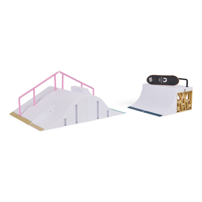 Tech Deck, Sky Brown's Olympic Games Paris 2024 Ramp, Customizable X-Connect Park Creator Playset & Exclusive Fingerboard