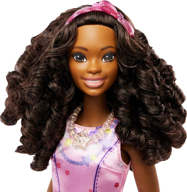 Barbie Doll for Preschoolers, My First Barbie Deluxe, Black Hair