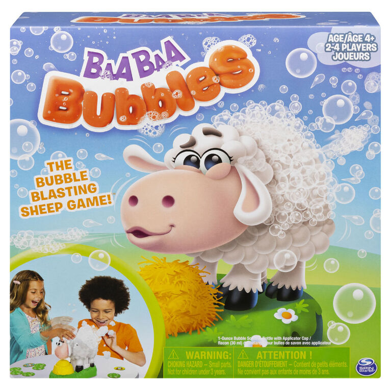 Baa Baa Bubbles, Jeu de bulles qui éclatent avec mouton interactif qui éternue