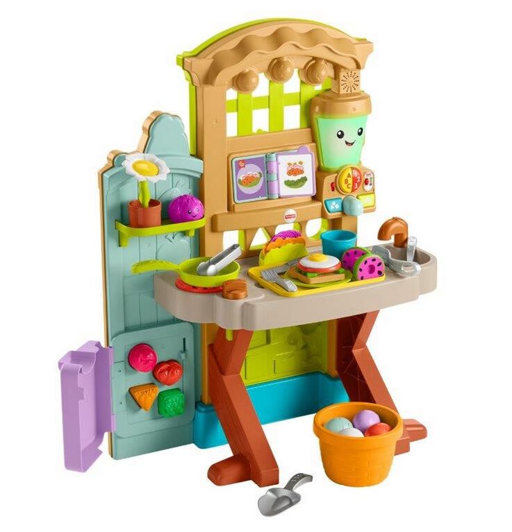 Fisher-Price Laugh & Learn Grow-the-Fun Garden to Kitchen - English Edition