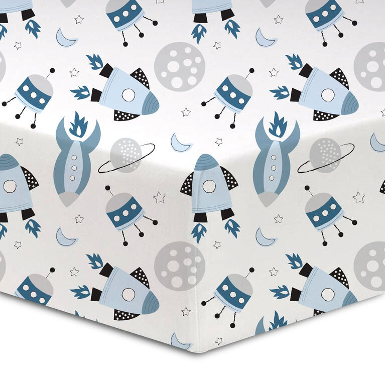 Koala Baby Cotton Percale Fitted Crib Sheet