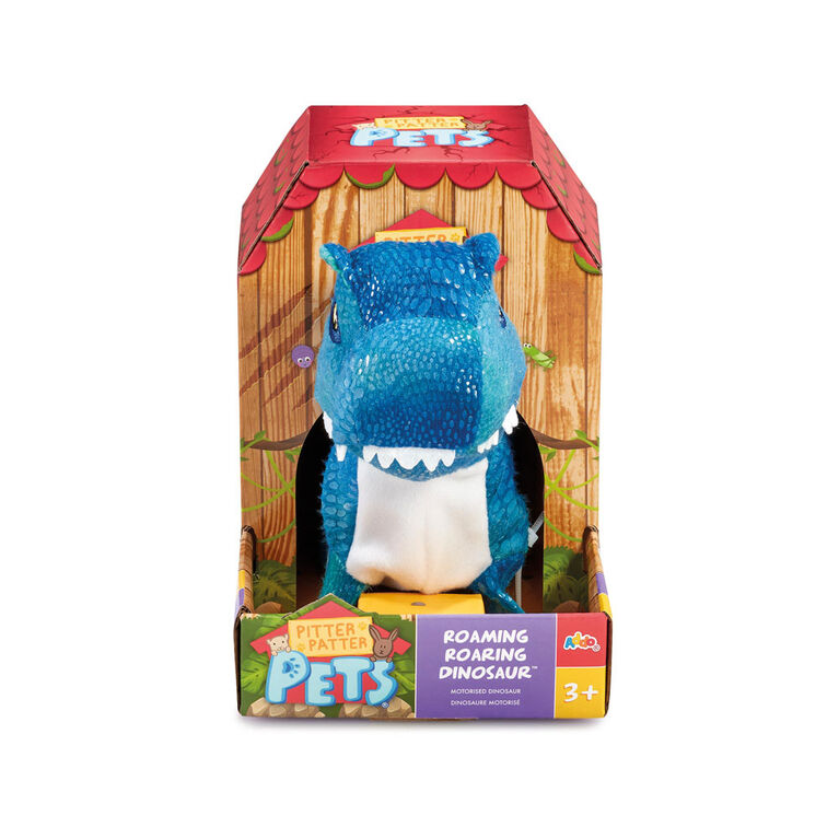 Pitter Patter Pets Roaming Roaring Blue Raptor Dinosaur - R Exclusive