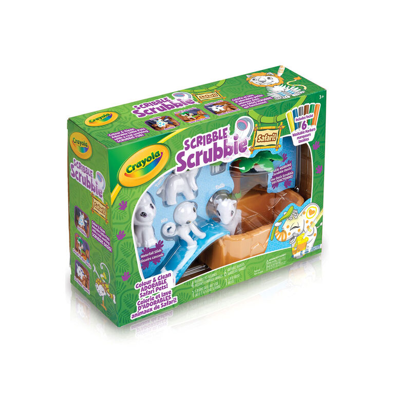 Crayola Scribble Scrubbie Safari Animal Play Set