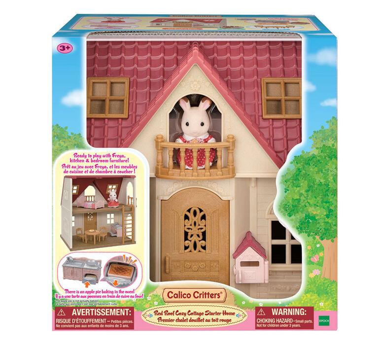 Calico Critters Premier Chalet Douillet Ai Toit Rouge