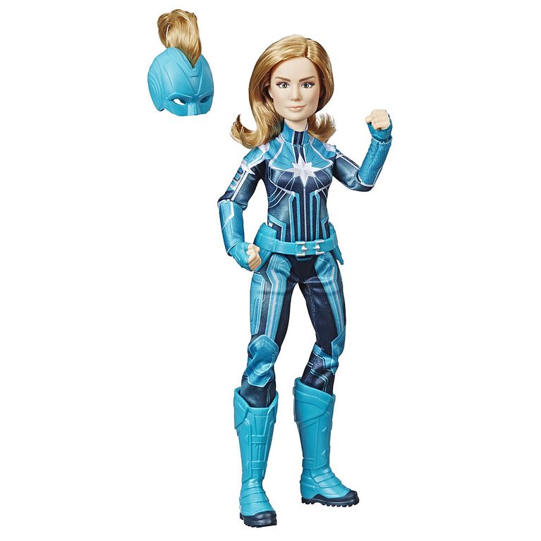 Captain Marvel - Captain Marvel (Starforce) Super Hero Doll with Helmet Accessory