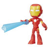 Marvel Spidey and His Amazing Friends Iron Man Action Figure Toy, Preschool Hero Figure with Accessory