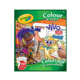 Crayola Colour & Sticker Book, Vivo