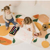 Catch All Splat Mat For Mealtime & Playtime Mess, Juicy Fruit
